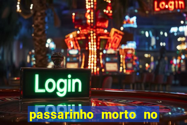 passarinho morto no quintal significado espiritual